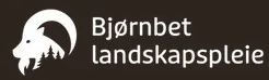 Logo til bjørnbet landskapspleie, en fjellgeit med skog